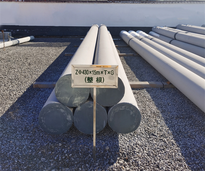 合川430×15米×T×G终端电线杆